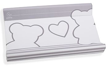 Lettino per neonati Winnie, bianco con decori orsetto