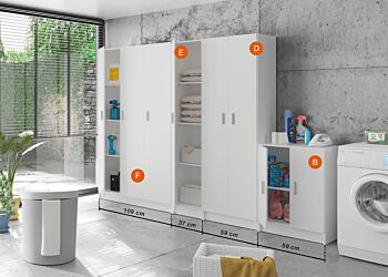 Soluzione salvaspazio S01 lunghezza 264 cm