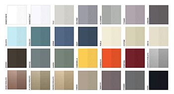 Comò moderno bicolor, colore laccato opaco Bianco e Nero 