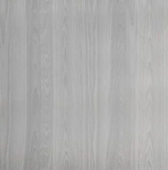 Sala moderna composta da parete attrezzata e madia, finitura Gesso, Artico e Bianco Lucido
