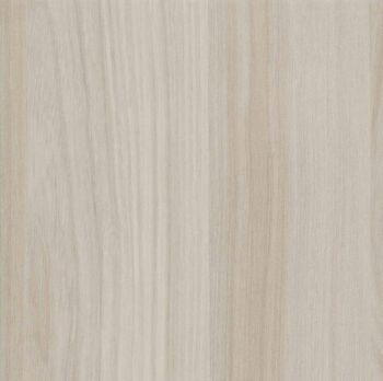 Vetrina con struttura Olmo chiaro e frontali Bianco frassino, Made in Italy
