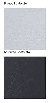 Consolle salvaspazio allungabile, finitura Antracite spatolato, Made in Italy Zenzero Shop