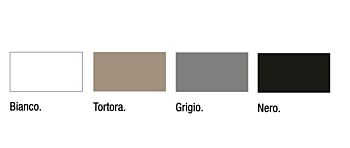 Sedia da esterno in fibra di vetro color nero