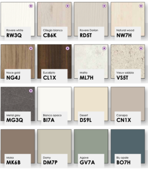 Armadio scorrevole a 3 ante, finitura Rovere dorian
