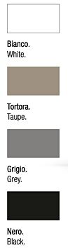 Sedia da esterno in fibra di vetro colore Antracite