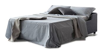 Divano letto moderno a 3 posti in finitura Antracite