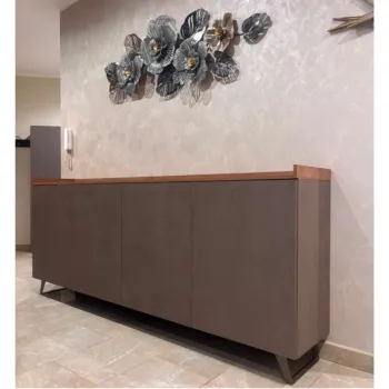 credenza 4 ante bronzo e mercure