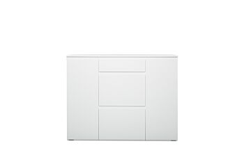Conveniente e spaziosa scarpiera L.138 finitura Bianco opaco 