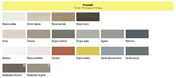 Camerette per bambini prezzi bassi, cameretta in finitura Bianco larice, Orzo e Bianco