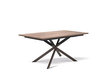 Tavolo allungabile Vostok 170 x 90, colore Noce Naturale, Made in Italy