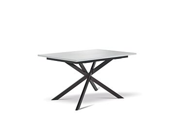 Tavolo di design allungabile 140 x 90 Onega, colore Noce Bianco, Made in Italy
