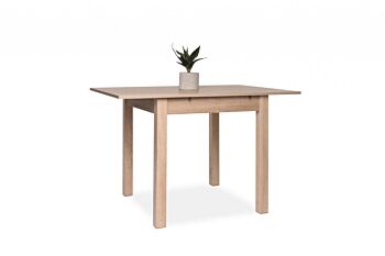 Tavolo quadrato allungabile 80x80 finitura Quercia