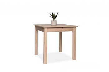 Tavolo quadrato allungabile 80x80 finitura Quercia