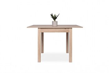 Tavolo quadrato allungabile 80x80 finitura Quercia