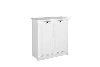 Madia, credenza con 2 ante finitura Bianca