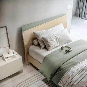 letto rovere ambra