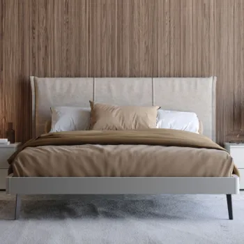letto matrimoniale testata imbottita