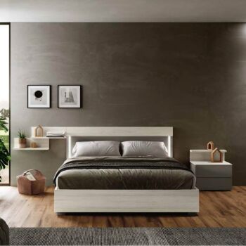 letto matrimoniali con luci incluse