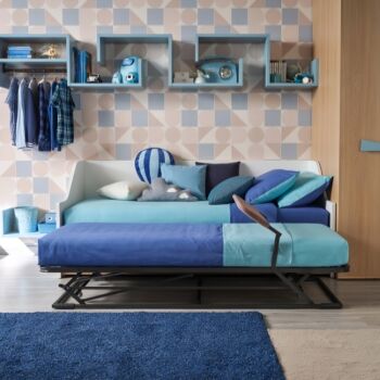 divano letto bianco luce