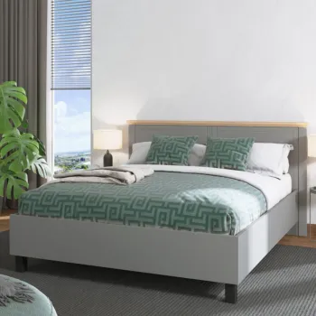 letto 160x200 grigio