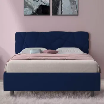 letto blu 1 piazza e mezza