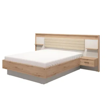 letto con comodini