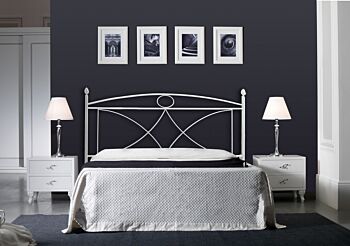 letto in ferro matrimoniale grafite nero