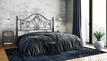 letto matrimoniale in ferro disponibile marrone anticato oro
