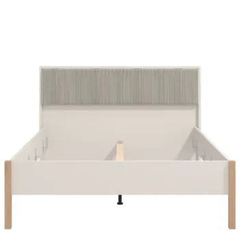 Nuovo letto effetto cannettato stampato in finitura Cashmere e Rovere