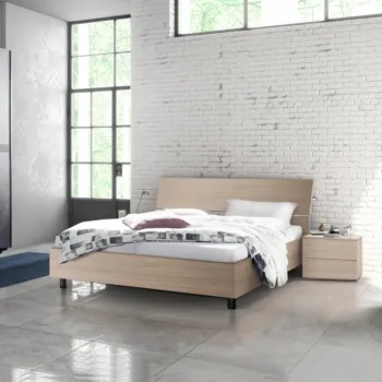 letto in legno olmo 