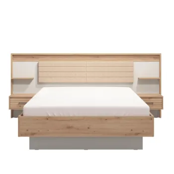 letto con comodini
