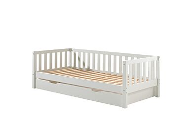 Divano letto pino massello con secondo estraibile, disponibile in due colorazioni Zenzero Shop