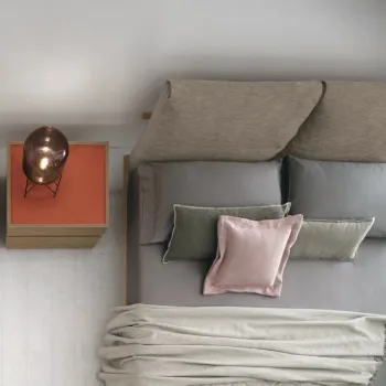 letto piuma noce ambra