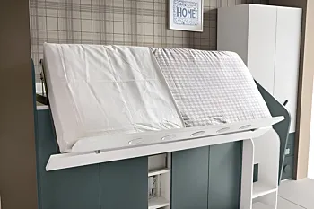 letto soppalco rete abattibile