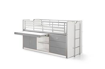 Letto salvaspazio con scrivania integrata, disponibile diversi colori