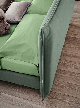 Letto matrimoniale Nathy, king size in finitura Caraibi