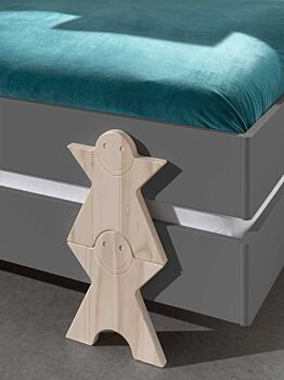 Letto singolo sommier sovrapponibile, disponibili 2 colorazioni