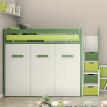soppalco con armadio e scaletta