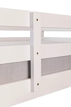 Letto a castello alla francese, 140x200 e 90x200, Bianco Zenzero Shop