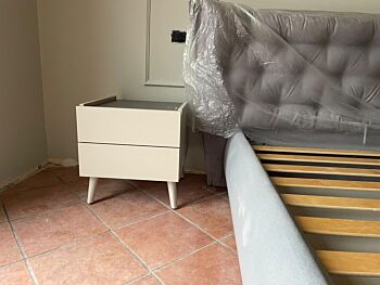 letto grigio in offerta