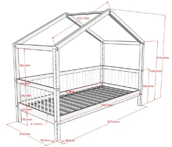 letto per ragazzi 
