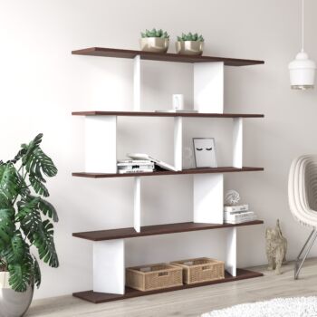 Libreria noce Ankara a 4 ripiani