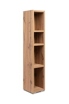 Conveniente Libreria salvaspazio finitura Rovere