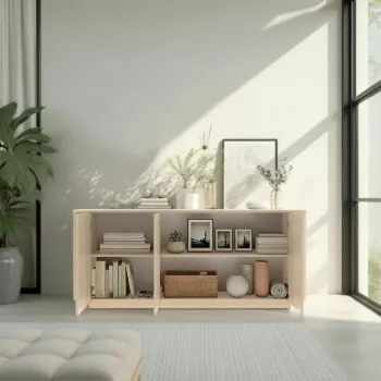 Soggiorno moderno Rovere Lindberg, 2 madie