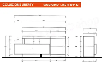mobile soggiorno con cassetti