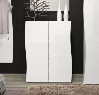 Offerta Madia multiuso Bianco laccato lucido, Made in Italy