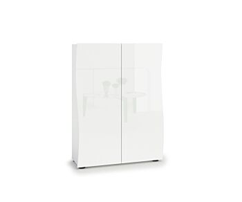 Offerta Madia multiuso Bianco laccato lucido, Made in Italy