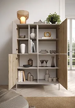 credenza 4 ante alta 