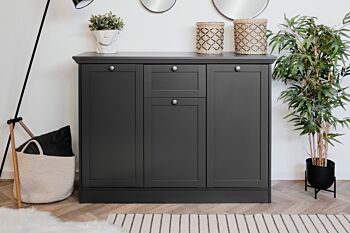 Credenza  3 ante 1 cassetto in finitura Grigio antracite