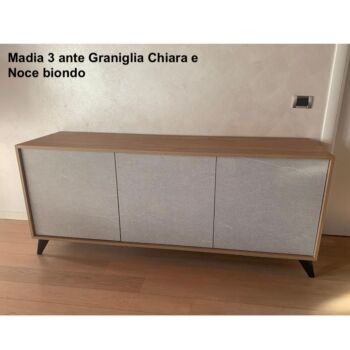 madia cannettata con piedi